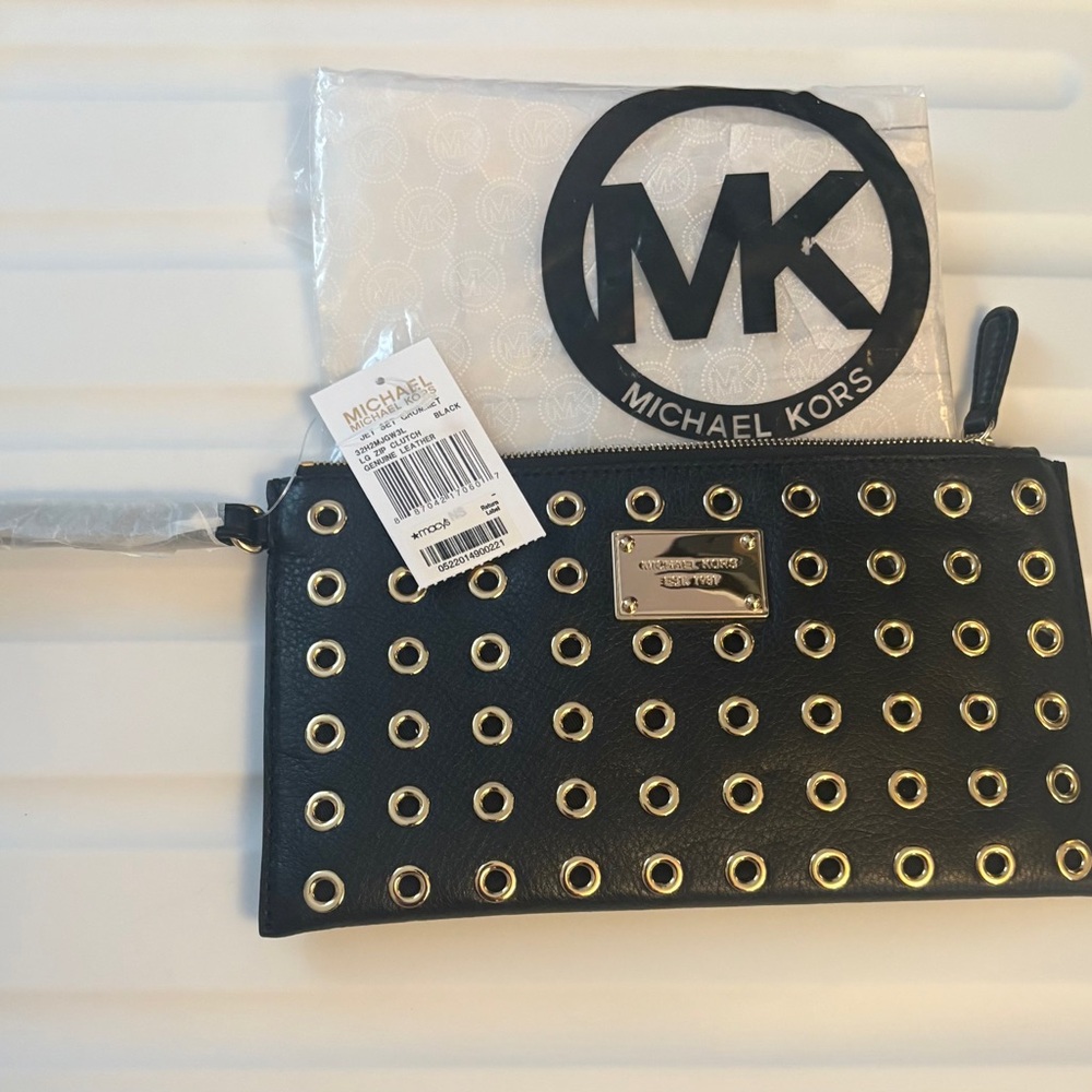 Michael Kors | Jet Set Large Leather Wristlet